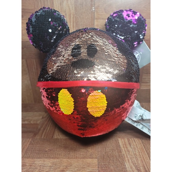 Disney Other - Disney Mickey Mouse Flip‎ Sequin Plush Ball